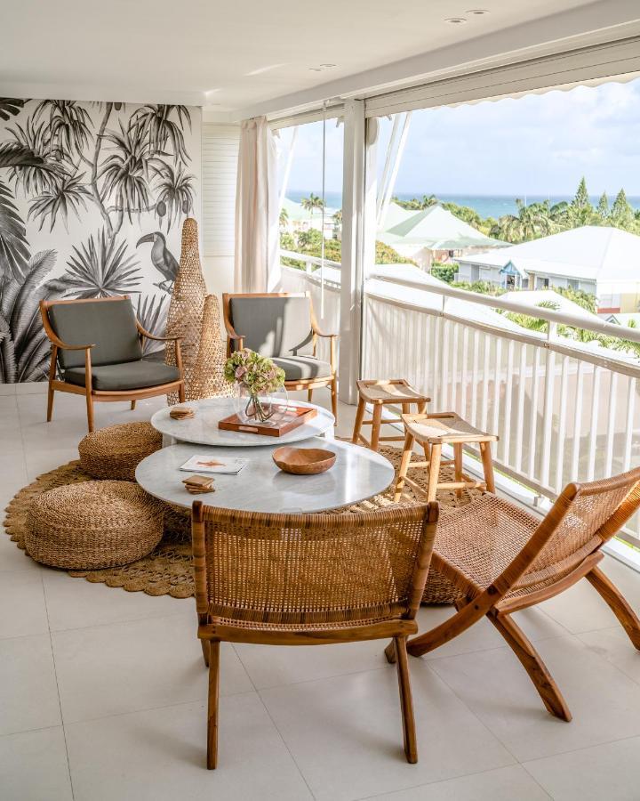 Appartement Toucan - Grand Standing Pleine Vue Mer Saint-Francois  Exteriör bild